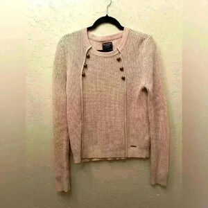 Abercrombie and fitch Y2K coquette dainty fall pullover sweater sz SM classic